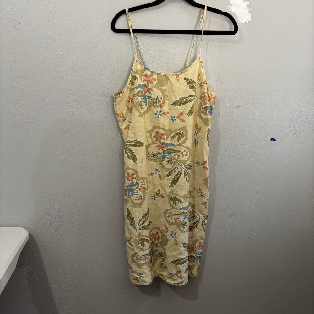 Tommy Bahama Vintage Silk Dress Hawaiian Resort Tropical Dress Size 10
